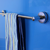包邮 强力 吸盘毛巾架 不锈钢单杆毛巾杆毛巾挂 浴室卫生间