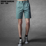 迪尔马奇 2015春夏新款 时尚修身迷彩贴布男士休闲短裤 M19001