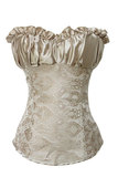 奥黛儿新款 corset宫廷塑身内衣性感优雅美体束身衣托胸收腹马甲