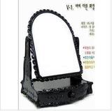 韩国镜子 安娜苏 台式梳妆镜 化妆盒 方镜 化妆镜2468