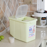 厨房粮食收纳箱防虫盒装面粉桶塑料米桶盛米面桶储米箱大米缸15kg