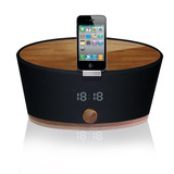 热销Z1木质苹果音箱 iphone4/4S专用底座充电音响 FM双闹钟