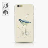 简约浮雕中国风半包硬壳 iphone6plus苹果6手机壳套5.5女6s4.7寸