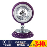 佳话坊树脂玻璃扫秒机芯客厅创意钟钟表台钟欧式座钟JHF14-8081B