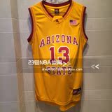 NCAA 亚利桑那州立大学 13号哈登球衣 男篮球服SW刺绣黄