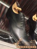 正品代购 Prada/普拉达2015秋冬新款男鞋商务正装皮鞋 系带德比鞋