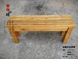 老榆木长条凳实木长板凳原木穿鞋凳换鞋凳大料厚重凳子加长版特价