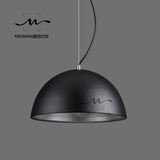 现代简约北欧创意个性灯具酒吧吧台餐厅灯螺纹锅盖型铝材餐吊灯