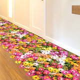 3D立体墙贴纸客厅卧室房间地板地砖贴画创意家居装饰品花朵花海