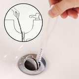 日本手动通管道疏通器厨房浴室水槽排水口毛头发堵塞清洁刷钩工具