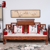 定做中式红木沙发坐垫罗汉床椅子座垫外套外壳靠垫实木圈椅飘窗垫