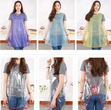 韩国进口防水防污围裙PVC创意成人厨房围裙罩衣加厚不沾围裙包邮