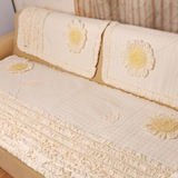 外贸原单高品质韩式全棉沙发垫 时尚布艺坐垫 沙发巾 飘窗垫防滑