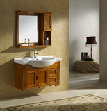 马可波罗多彩浴室柜 M-218 原木色 橡木欧式挂壁柜