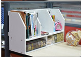 两三层桌面书架置物架简易创意书柜学生儿童桌上书桌办公电脑书架