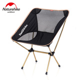 NH户外折叠超轻便携椅子月亮椅航空铝合金钓鱼凳休闲写生靠背椅