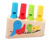 包邮笛子口哨宝宝儿童吹奏木制玩具乐器益智早教小哨子玩具音口琴