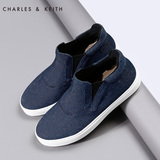 CHARLES&KEITH[5折]平底款女单鞋 CK1-70930034 休闲圆头高帮鞋