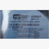 WD/西部数据 WD5000AVDS 500G 监控硬盘 AV-GP 监控专用 正品包邮