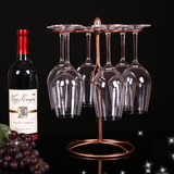 创意红酒杯架欧式葡萄酒架子时尚酒瓶架倒挂杯架家居装饰工艺品