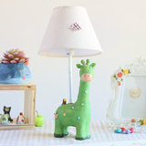 欧式创意家居卧室装饰温馨床头灯台灯小夜灯可调光可爱长颈鹿灯具