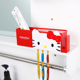 hello kitty凯蒂卡通牙刷架家庭组合套装吸盘使用牙刷挂牙具座