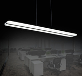 现代简约创意个性led办公室吊灯具 餐厅吧台北欧长条形亚克力灯饰