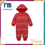 英国Mothercare正品代购女童春秋长款红色圣诞款连体衣现货