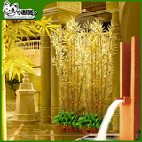金色竹杆 金竹子 仿真竹子隔断屏风 可换银色 橱窗装饰假竹子绿植