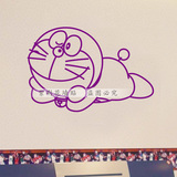 机器猫哆啦A梦叮当猫波可喵卡通男孩儿童房背景墙卧室贴墙贴纸