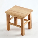 木元橡木凳子家用儿童矮凳小板凳换鞋凳沙发凳包邮方板凳惠