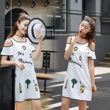 小米虫子2016夏季专柜代购新款正品短袖大码女装连衣裙