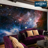 天花板3D壁画银河星空墙纸吊顶卧室酒吧咖啡厅餐厅KTV主题房壁纸