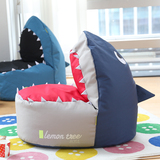 柠檬树新款爆款鲨鱼布鲁斯懒人沙发床粒子单人沙发靠背电脑椅儿童