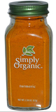 美国进口 Simply Organic 姜黄 食用纯天然姜黄粉 食用 67克