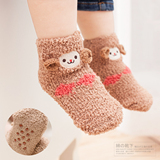 婴儿袜子地板袜儿童袜子1-3岁春秋松口纯棉宝宝袜子0-3-6-12个月