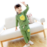 童装女童秋装2016新款1-2-3-4-7岁宝宝休闲两件套装春秋韩版长袖