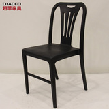北欧现代塑料餐椅LOFT海军椅凳创意椅子休闲咖啡椅时尚简约靠背椅