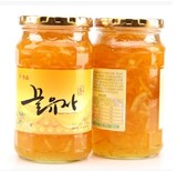 正品韩国进口 慈恩岛蜂蜜柚子茶 560g 一箱20瓶 比kj好喝