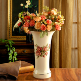 欧式奢华家居摆件陶瓷器花瓶创意花插客厅玄关餐桌装饰大号抢购