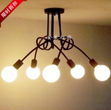 美式乡村现代个性创意韩式简约灯具客厅北欧餐厅卧室led吸顶吊灯