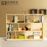 特价 儿童实木书架置物架子简易多格小型松木组合创意桌面书柜