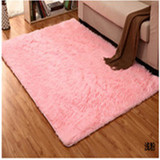 门垫满铺地毯室客厅茶几床边飘窗毯 地垫欧式丝毛加厚粉色地毯卧