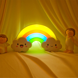 声光控彩虹灯电池小夜灯 节能创意LED灯 婴儿房卧室床头灯 喂奶灯