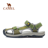 CAMEL骆驼户外防滑沙滩鞋 2016新款男透气橡胶底沙滩凉鞋