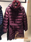 正品代购2015冬季新款Burberry/巴宝莉欧美女装 时尚中长款羽绒服