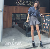 【Sunny33小超人】林珊珊同款夏季新款百搭高腰荷叶边短裙半身裙