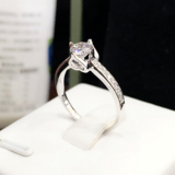 GIA裸钻50分D/VS2/3EX/N天然i南非do钻石18K钻石女士结婚戒指正品