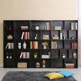 简约现代可拆装书柜自由组合橱储物柜带门书架置物架 可定制书柜