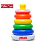 正品费雪玩具彩虹套圈N8248叠叠乐不倒翁层层叠儿童宝宝玩具